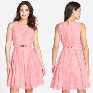 Eliza J Lace Dress with Pockets